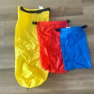 Outdoor Products Dry Bag Set | 3-Pack Waterproof Bags | Like New